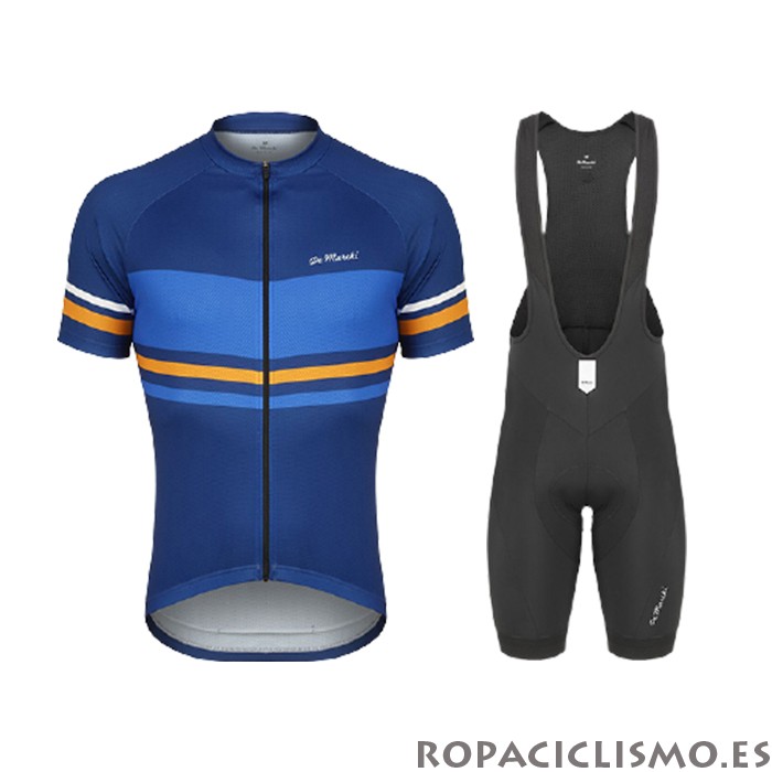 2021 Maillot de Marchi Tirantes Mangas Cortas Azul